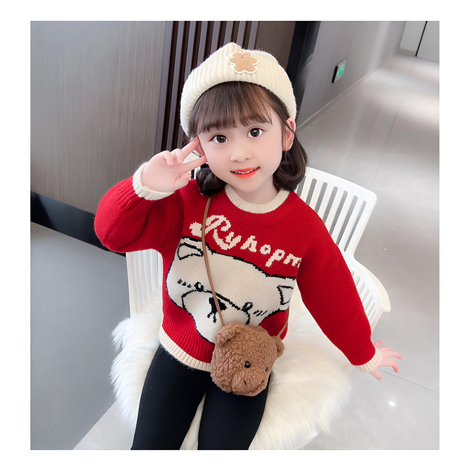 女童毛衣加厚秋冬新款