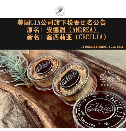美国 Andrea Cecilia 安德烈塞西莉亚小提琴松香经典款小块装