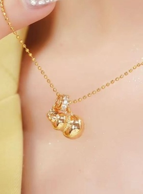 新中式如意福禄葫芦吊坠项链精致