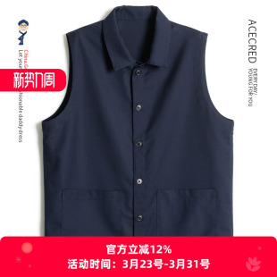 马甲男中老年春夏宽松坎肩老年人爷爷背心中年男装 爸爸夏装 薄款