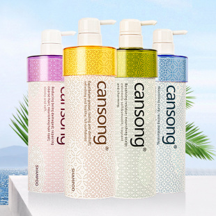 瑛派儿香素妮香颂本草洗发水750ml 植物营养柔顺抗损修复去屑控油