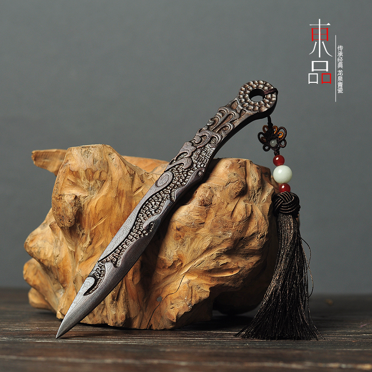 手工雕刻高端普洱茶刀撬茶饼工具