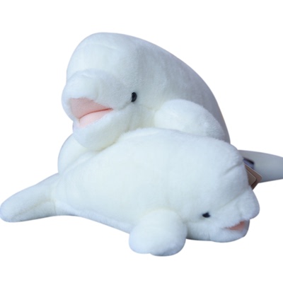 呆萌布偶鲸鱼默奇毛绒玩具PP棉