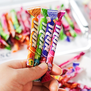 土耳其进口迷你水果奶条果汁糖果年货过新年草莓樱苹果橙儿童零食