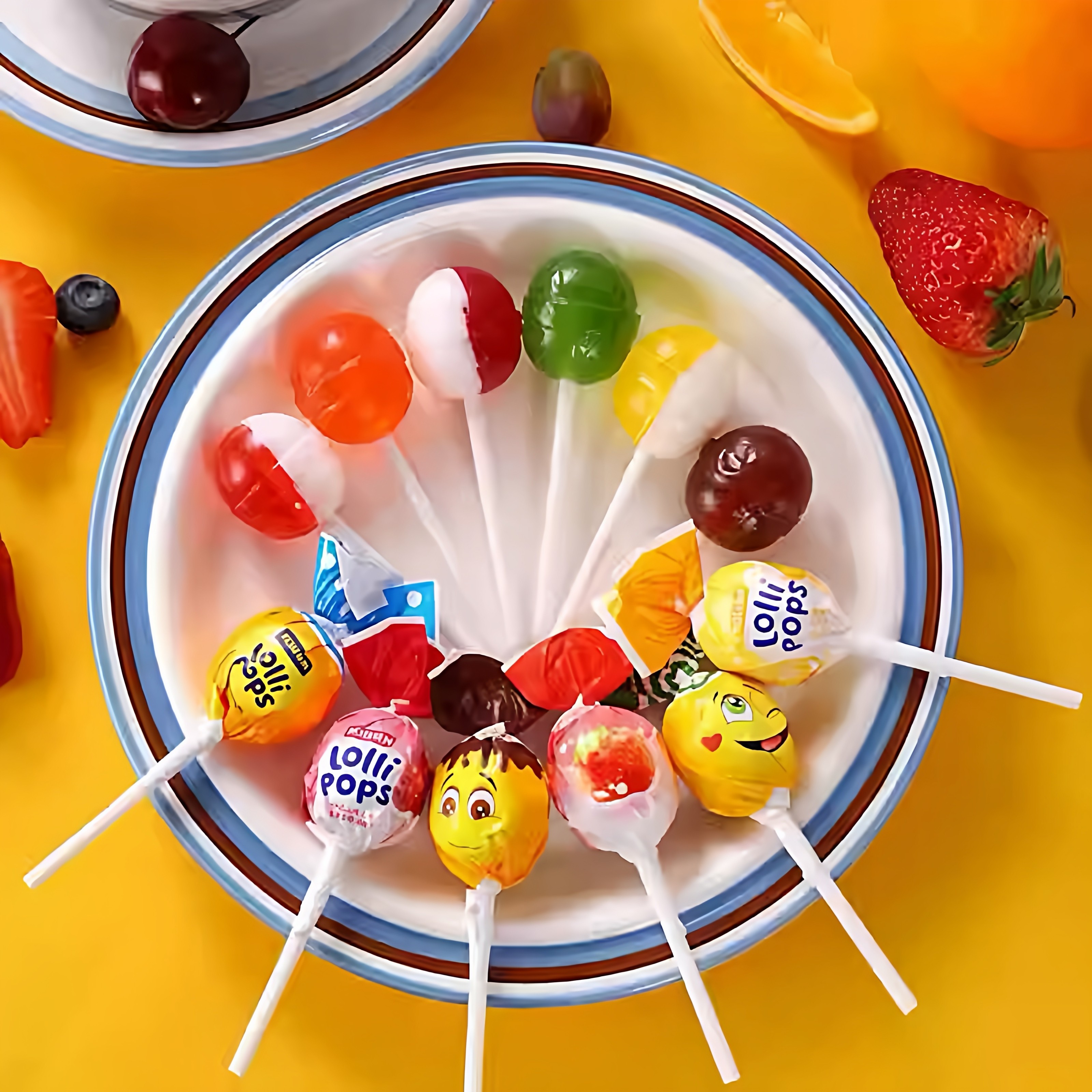 多口味水果棒棒糖乌克兰进口如胜糖果儿童休闲零食喜糖礼品酸甜