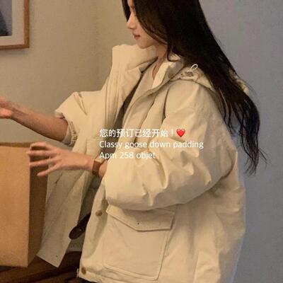 韩国东大门宽松羽绒服