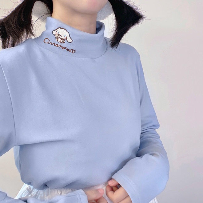 保暖长袖软妹加厚玉桂狗德绒女
