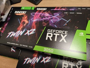 映众INNO3D RTX3050 8G黑金至尊显卡