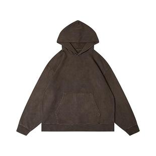 天然泥染水洗做旧连帽卫衣 460g Resalibert 日产超长绒棉GIZA