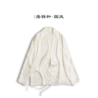 『醒时椿山』詹祥和·复古新中式桑蚕丝左右交领国风上衣小衫