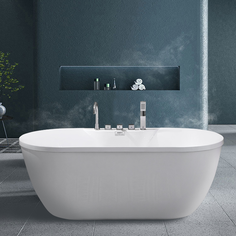 洁恒亚克力小户型独立式老人浴缸