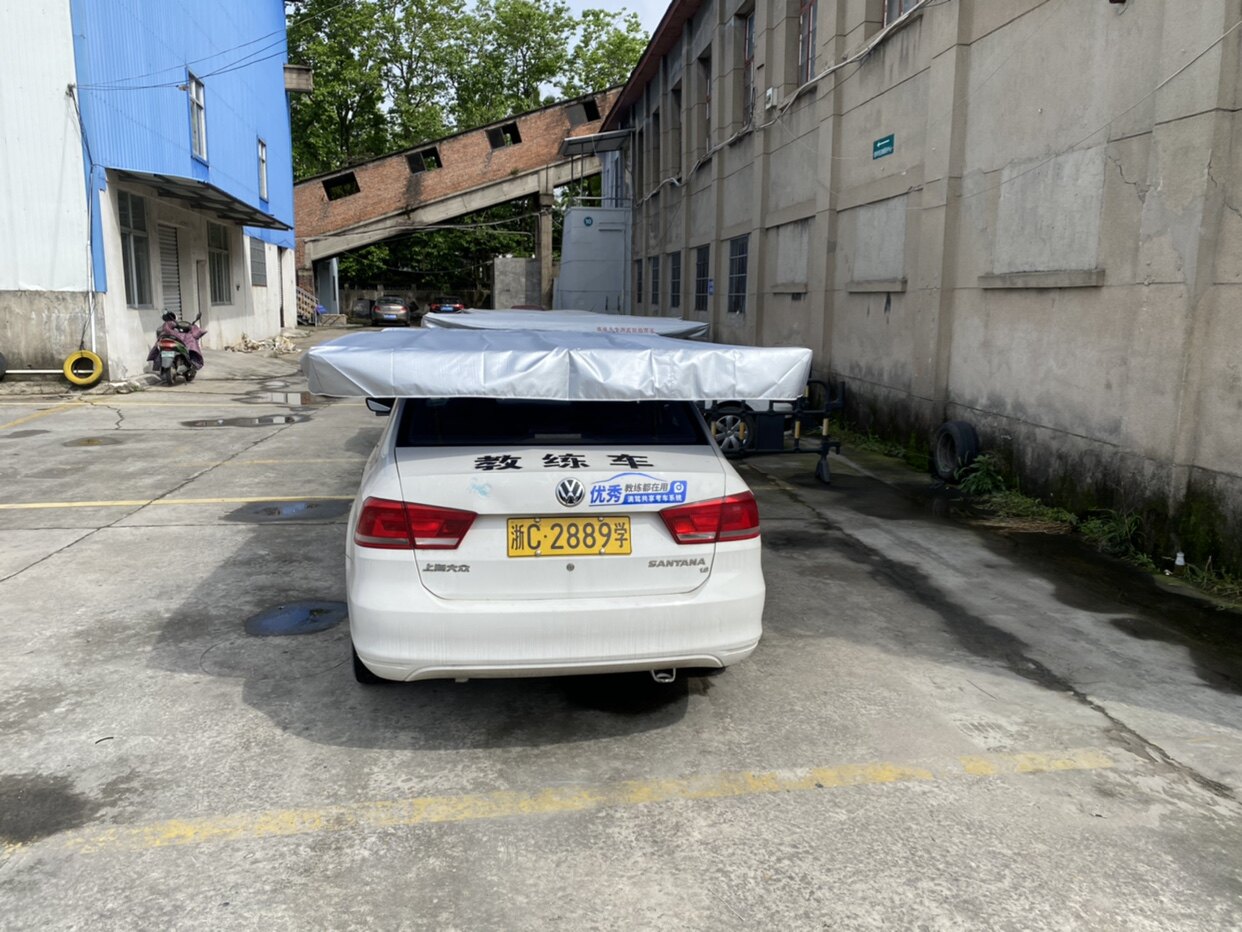 教练车遮阳棚 科目二专用遮阳篷汽车遮阳伞