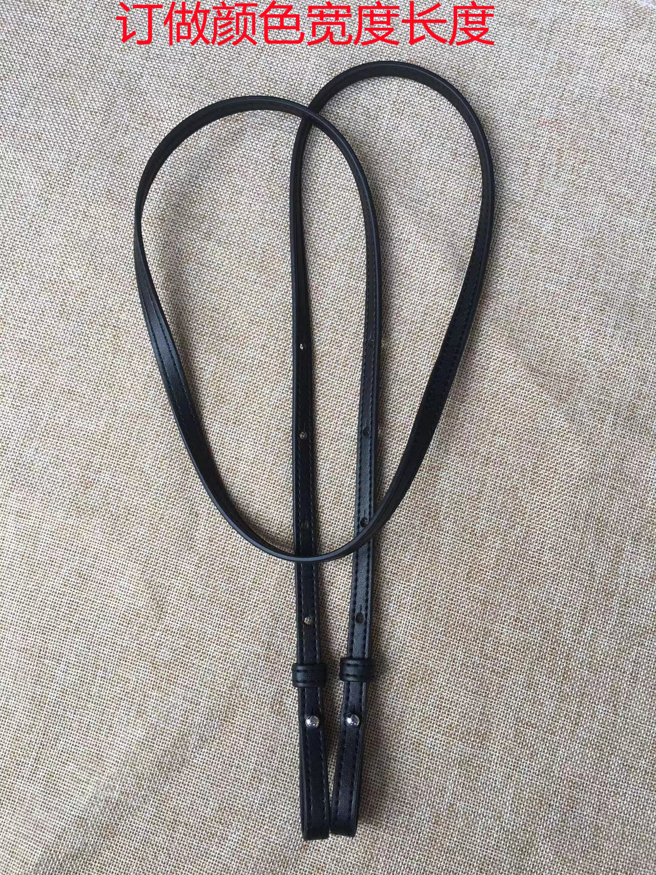 定制真皮h包伊芙尼evelyne mini 16单肩腋下肩带头层牛皮黑色包带