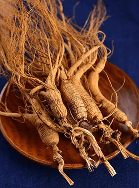 林下山参15年非野生人参礼盒高档吉林林下移山参长白山干人参泡酒