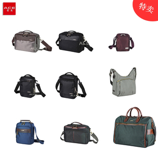 ACE爱思332621等日本高端男女商务休闲尼龙手提单肩斜挎包旅行袋