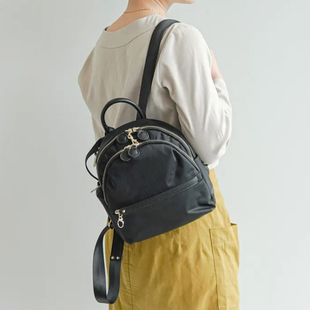 Kanana project高端日本女士时尚休闲尼龙双肩背包百搭11941