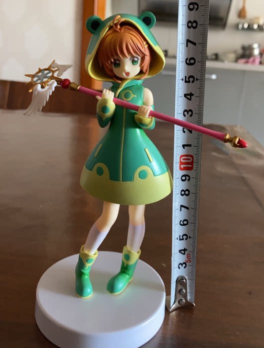 正版现货 furyu 魔卡少女樱 小樱 木之本樱 青蛙服 雨衣 景品手办