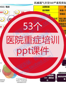 医院重症ppt课件ICU护理技术查房监护室心脏外科心肺哮喘CRRT危重