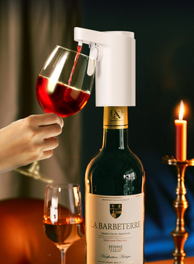 智能电动抽酒器自动红酒醒酒机家用充电洋酒分酒器Wine Dispenser