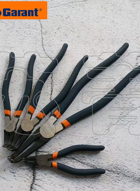 德国原装霍夫曼GARANT 精密弯头 内卡簧钳套装 4件套  700137