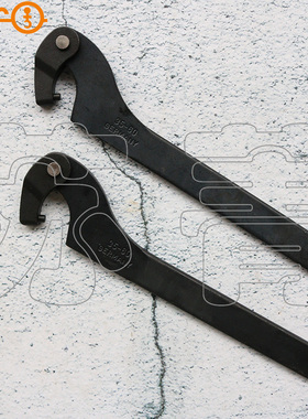 德国原装进口 AMF 可调钩形扳手 带有圆形销 22/2.5 mm-230/10mm