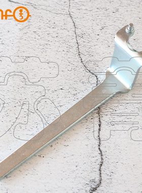 德国原装进口AMF销子扳手 内凹 弯头高度50mm 焊接销头 销直径5mm