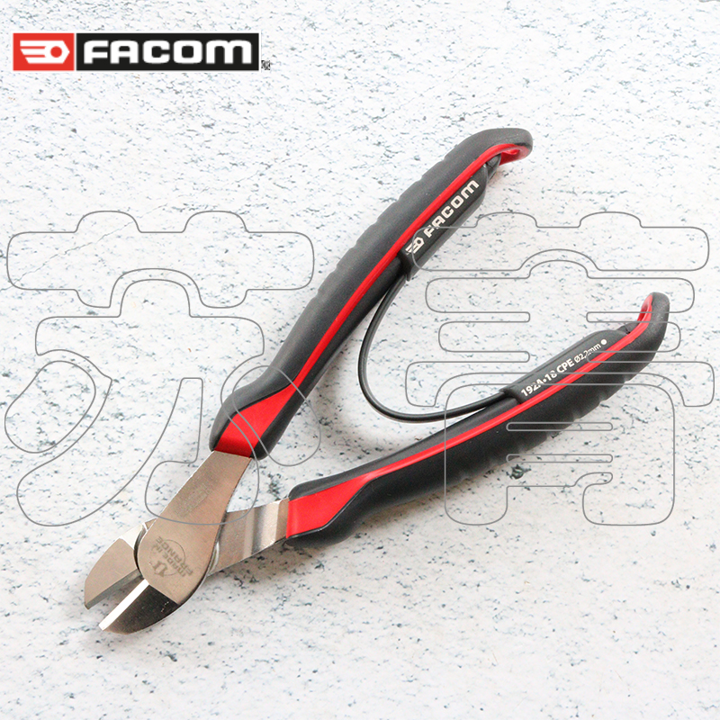 法贡FACOM斜口钳钳口镀铬