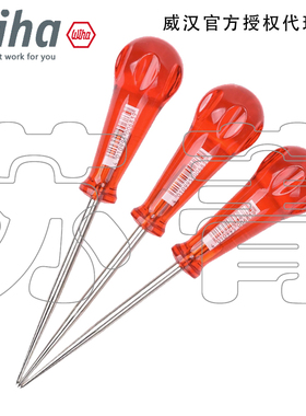 德国Wiha威汉钻孔器 301 Awl 塑料手柄  圆头 打眼钻 00683