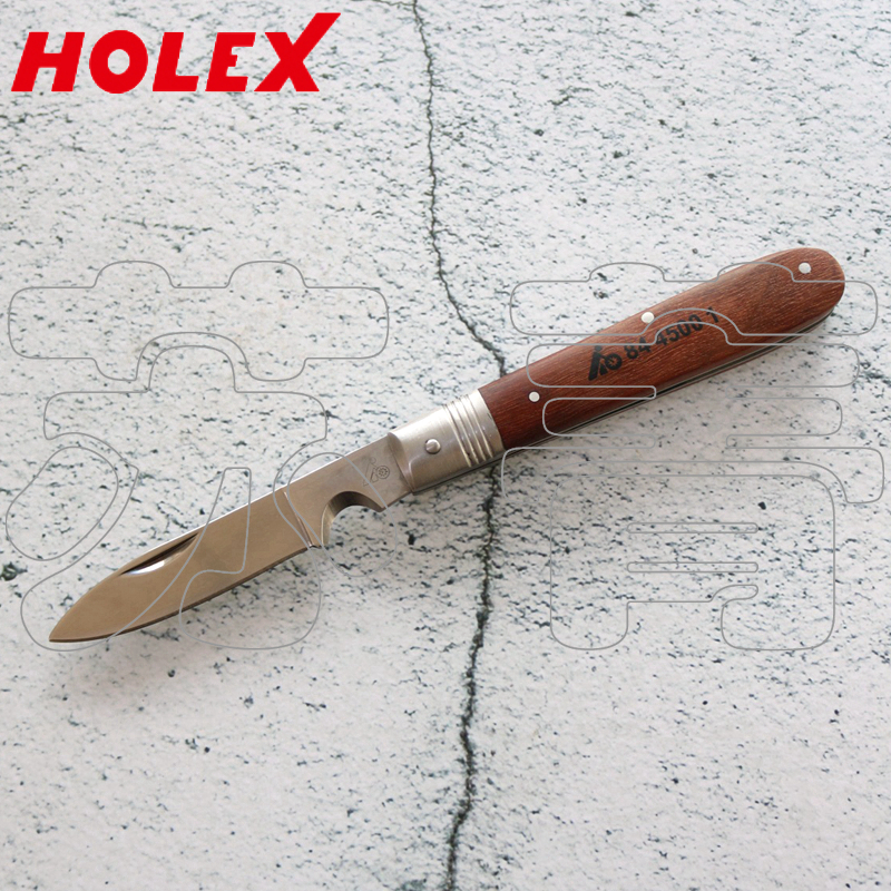 霍夫曼HOLEX木柄电工刀844500
