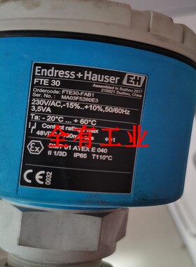 德国E+H物位计FTE30-FAB1 L=200 FTM51-AGG2L4A13AA