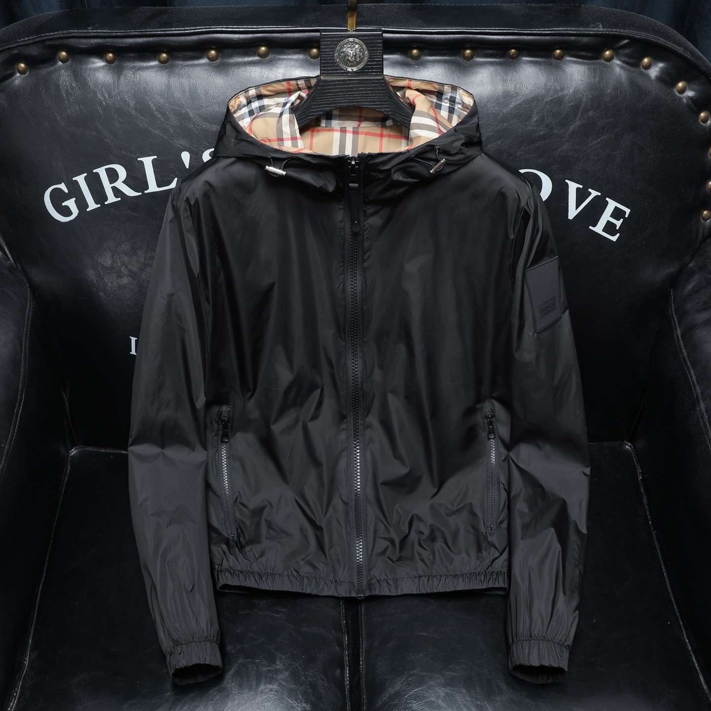 2026年新款连帽休闲夹克钱塘3019-JK9287P140沙发，男装夹克，钱塘6016-1(原3019)