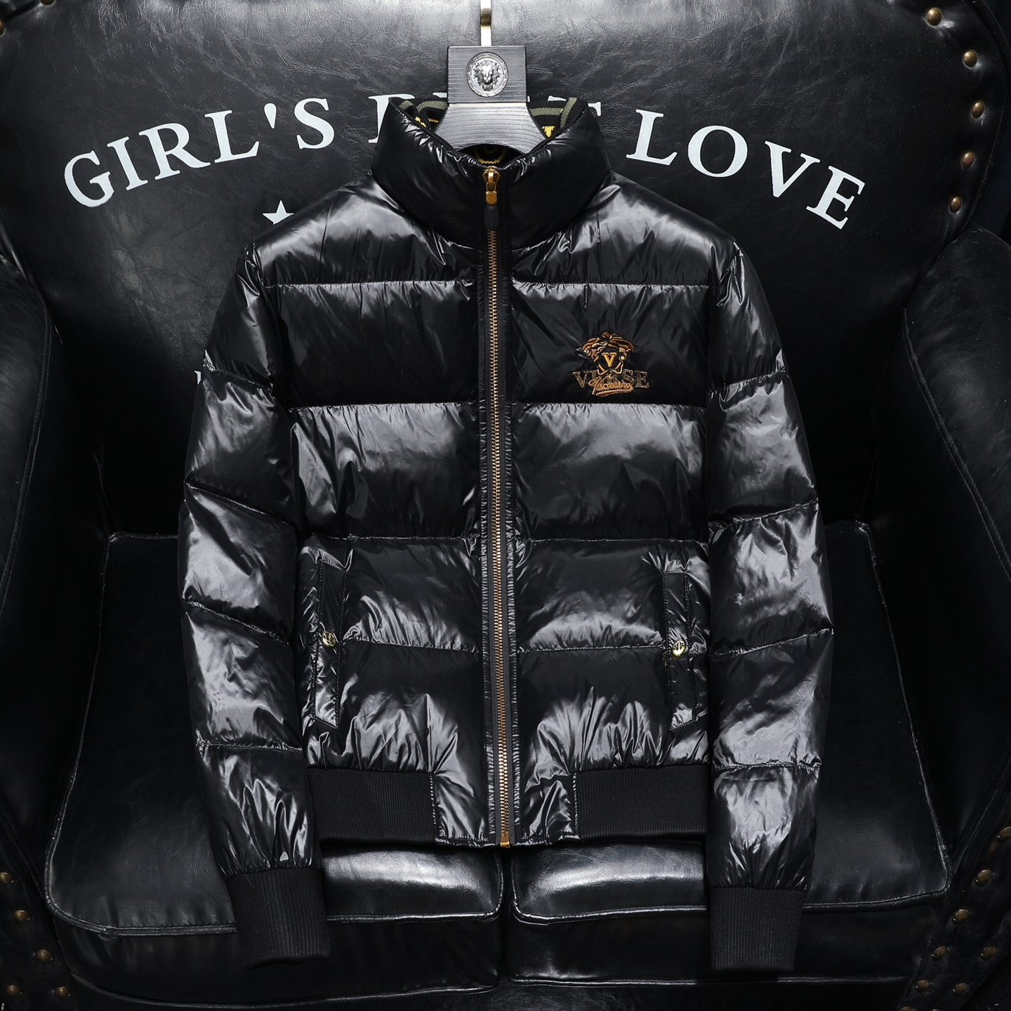 Y8360P3652025高端冬季90%白鸭绒亮面立领羽绒服沙发395，男装羽绒服，钱塘6016-1(原3019)