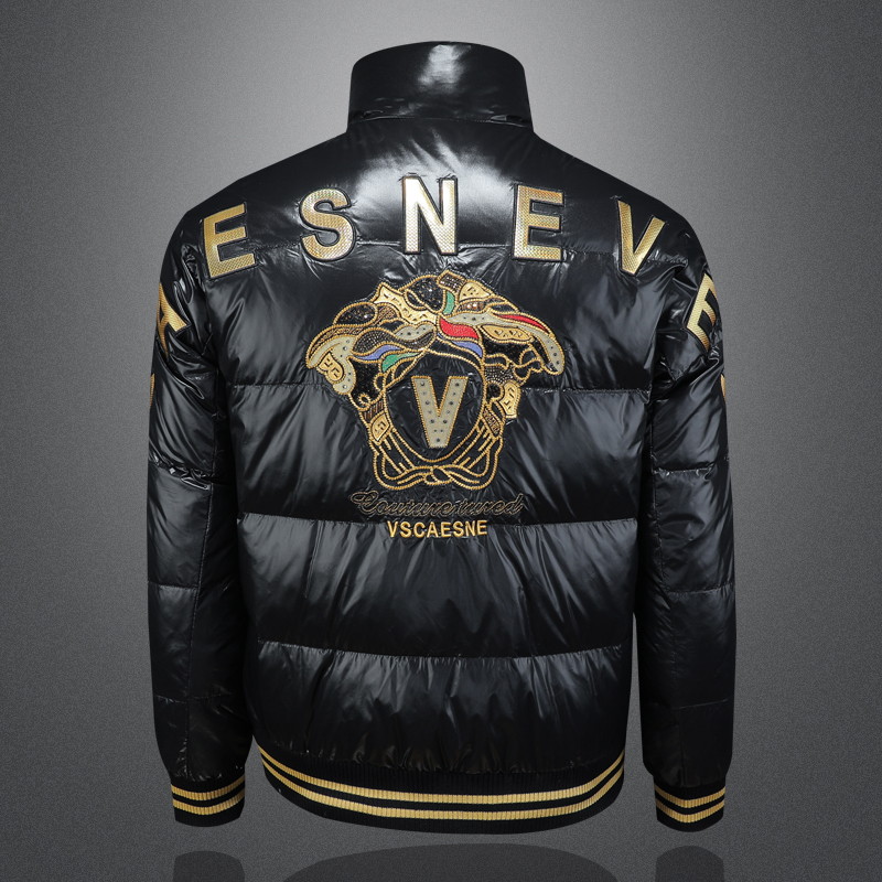 Y8083P3652024高端冬季90%白鸭绒亮面立领羽绒服镂空395，男装羽绒服，钱塘6016-1(原3019)