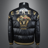 Y8083P3652024高端冬季90%白鸭绒亮面立领羽绒服镂空395，男装羽绒服，钱塘6016-1(原3019)