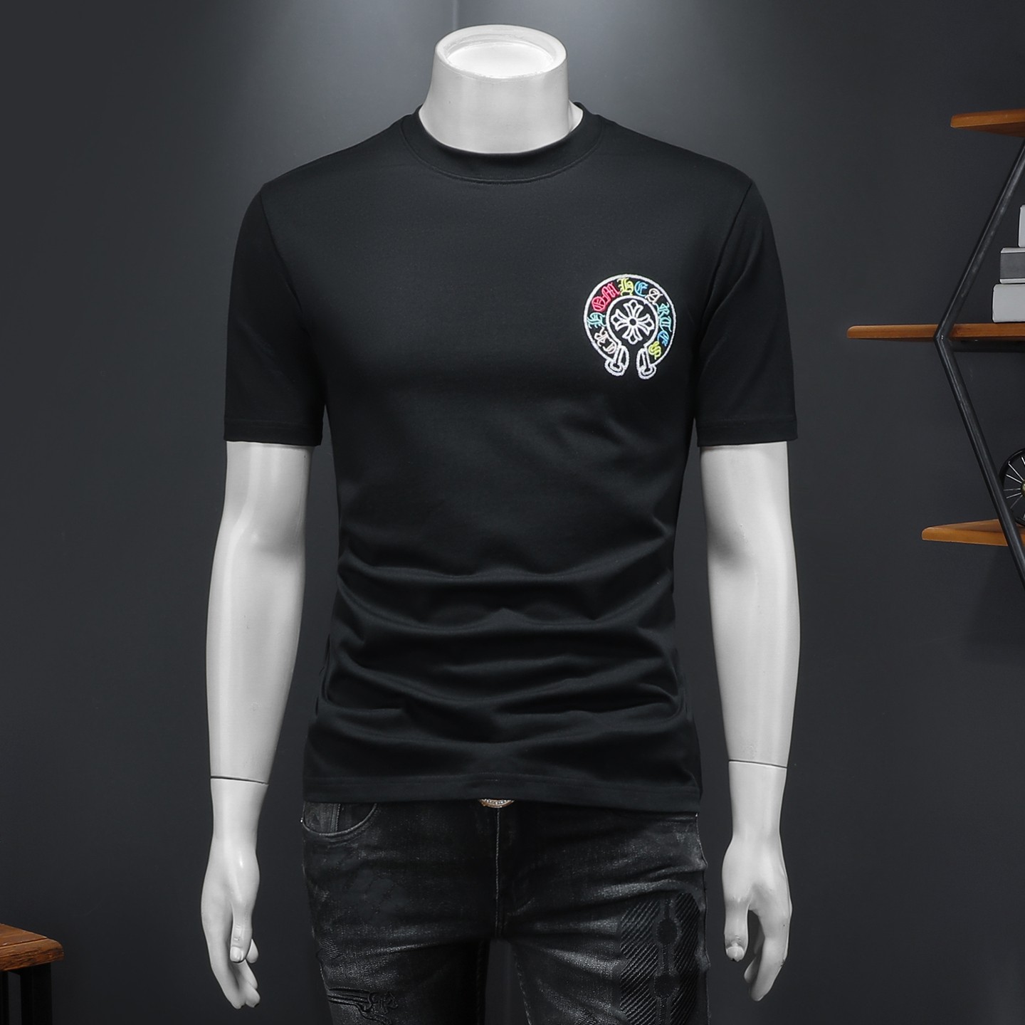 2026年新款微阔短袖T恤钱塘3019TX3098P75假模，男装T恤，钱塘6016-1(原3019)