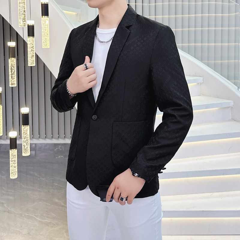 2026年新款高端提花休闲小西装钱塘3019X6715P165真模,男装西服套装,钱塘6016-1(原3019)