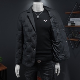 Y9591P2952024高端冬季90%白鸭绒压花西装领羽绒服假模405，男装西服套装，钱塘6016-1(原3019)