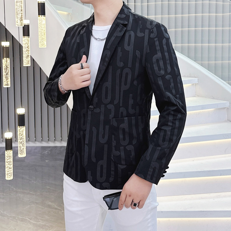 2026年新款高端印花休闲小西装钱塘3019X6711P165真模,男装西服套装,钱塘6016-1(原3019)