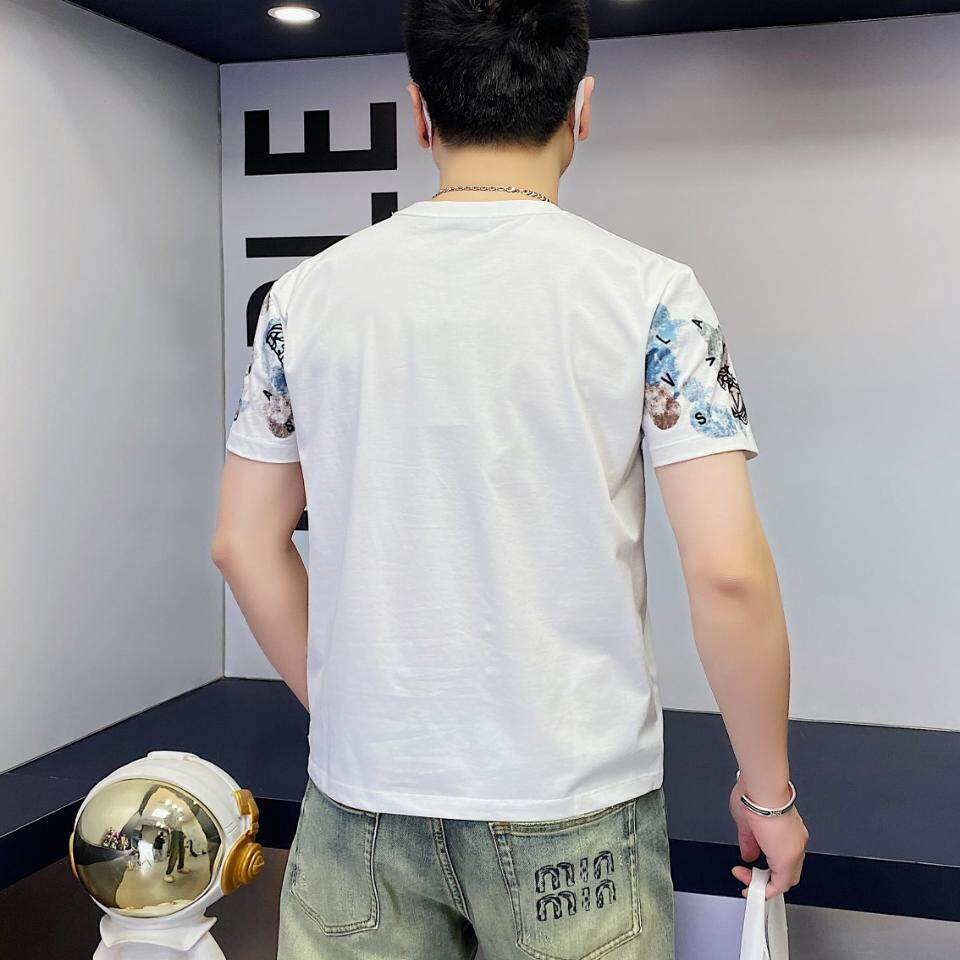 2025年新款短袖T恤钱塘3019TX3013P80真模,男装T恤,钱塘6016-1(原3019)