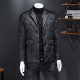 2023年西装领白鸭绒羽绒服钱塘3019Y19851P290假模有大货，男装羽绒服，钱塘6016-1(原3019)