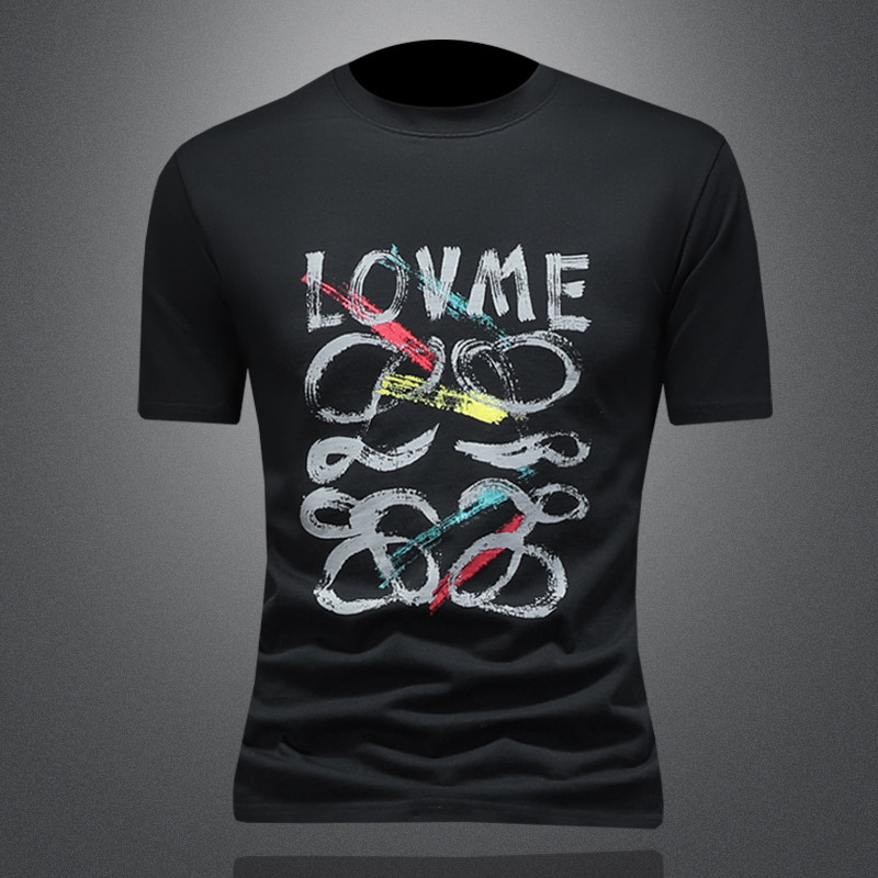 2026年新款微阔短袖T恤钱塘3019TX3079P75镂空，男装T恤，钱塘6016-1(原3019)