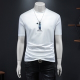 2025年新款微阔短袖T恤钱塘3019TX83019P65假模，男装T恤，钱塘6016-1(原3019)