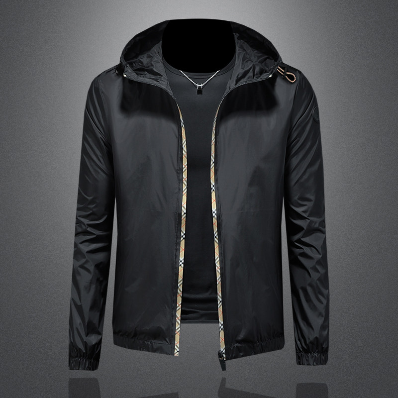 2026年新款连帽休闲夹克钱塘3019-JK9288P145镂空，男装夹克，钱塘6016-1(原3019)