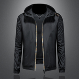 2026年新款连帽休闲夹克钱塘3019-JK9288P145镂空，男装夹克，钱塘6016-1(原3019)