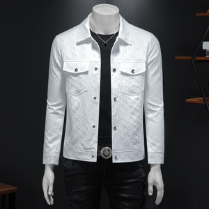 2025年新款提花翻领休闲夹克 JK88603 P175 假模,男装夹克,钱塘6016-1(原3019)