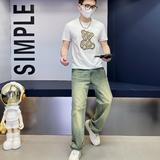 商标已注册2025年新款短袖T恤3019TX3002P75真模，男装T恤，钱塘6016-1(原3019)