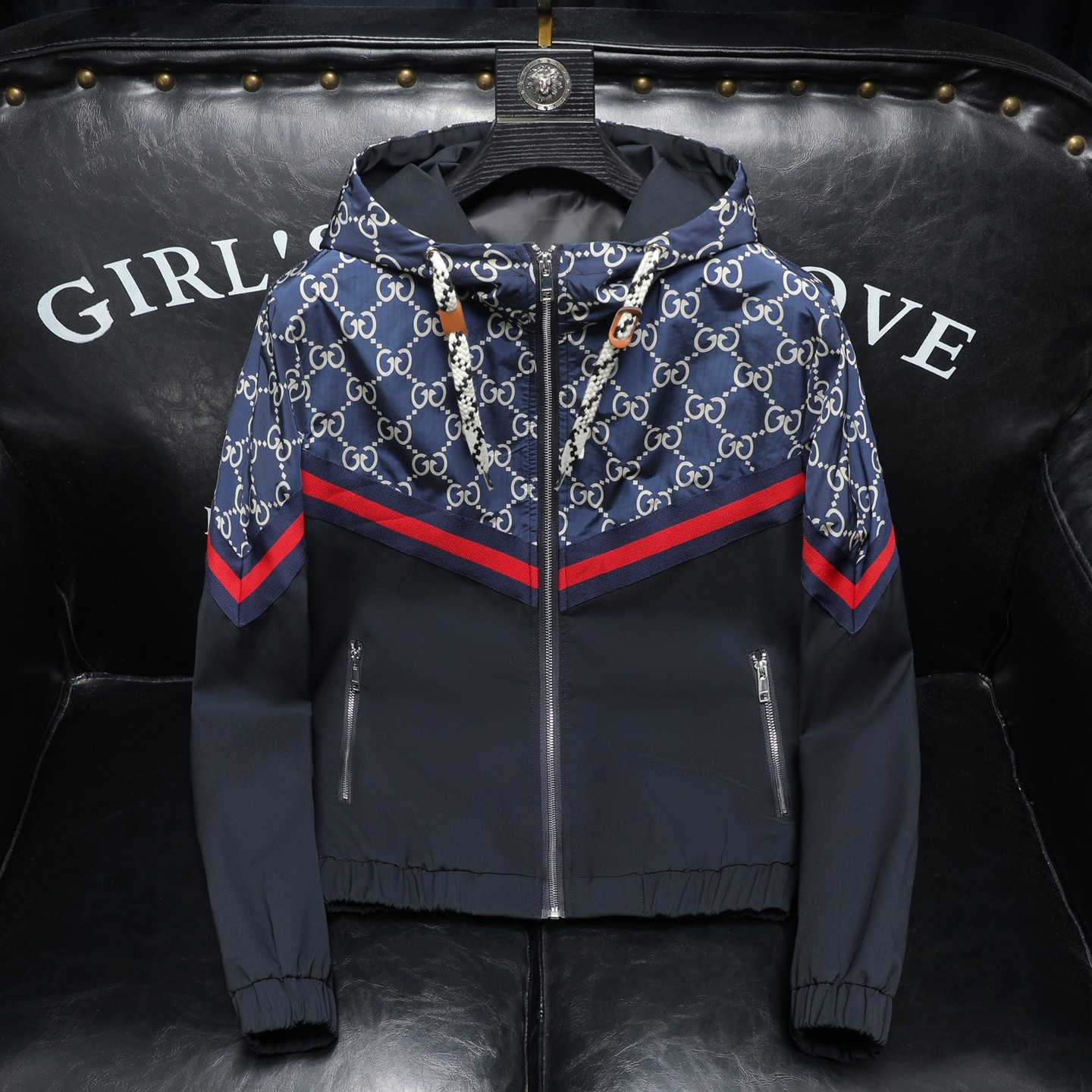 2026年新款连帽休闲夹克钱塘3019-JK9296P155沙发，男装夹克，钱塘6016-1(原3019)