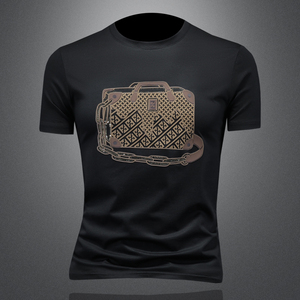 商标已注册2025年新款短袖T恤 钱塘3019 TX3010 P75 镂空，男装T恤，钱塘6016-1(原3019)