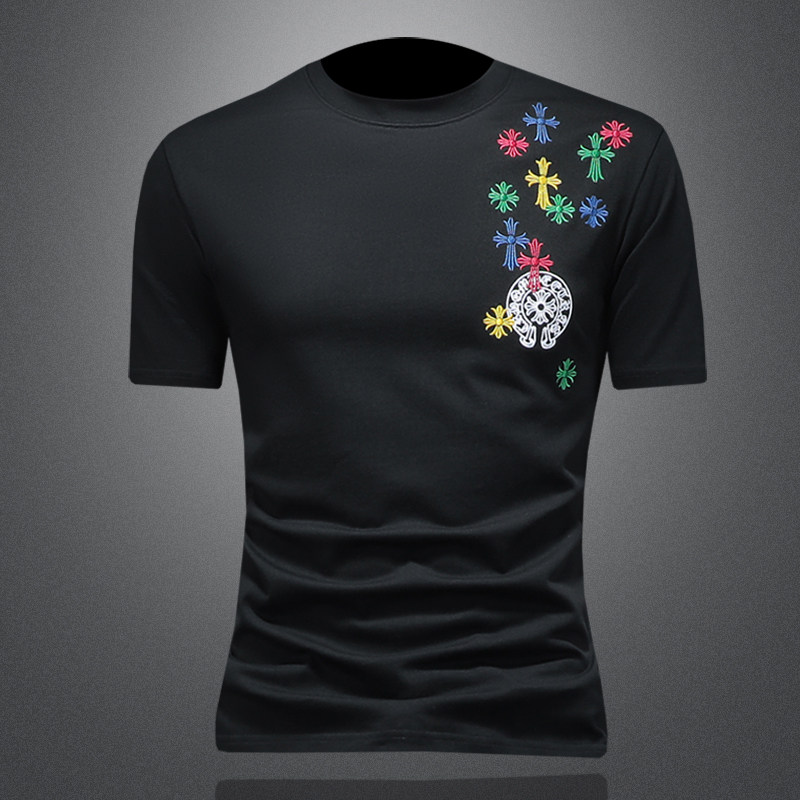 2026年新款微阔短袖T恤钱塘3019TX3100P75镂空，男装T恤，钱塘6016-1(原3019)