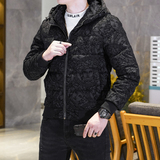 Y9987P2902026年高品质百分之90白鸭绒连帽羽绒服QT3019真模，男装羽绒服，钱塘6016-1(原3019)